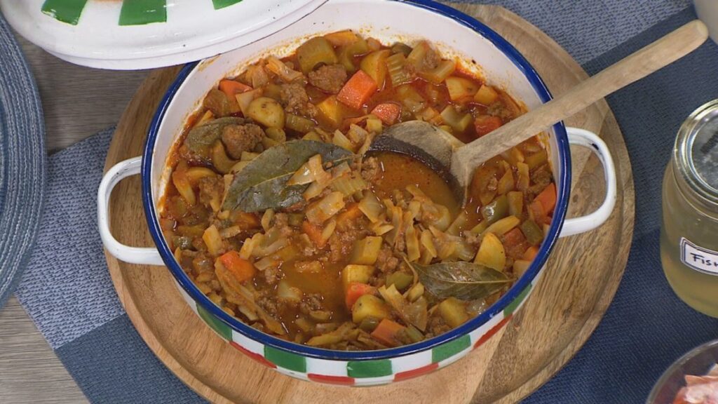Beefy cabbage stew from The Social CTV