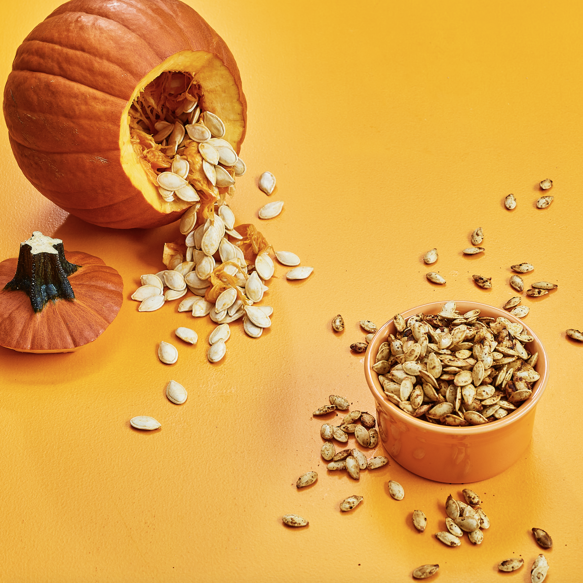 pumpkin and seeds